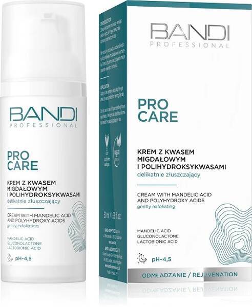 Bandi Professional Pro Care Cream with Mandelic Acid and Polyhydroxyacids Gently Exfoliating 50ml