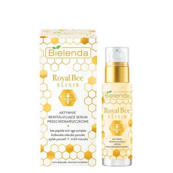 Bielenda Royal Bee Elixir Antiw Wrinkle Actively Revitalising Face Serum for Mature Skin 30ml