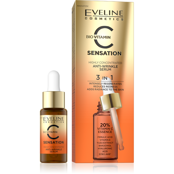 Eveline C Sensation Strongly Rejuvenating Anti-wrinkle Serum with Very High Vitamin C Concentration 18ml