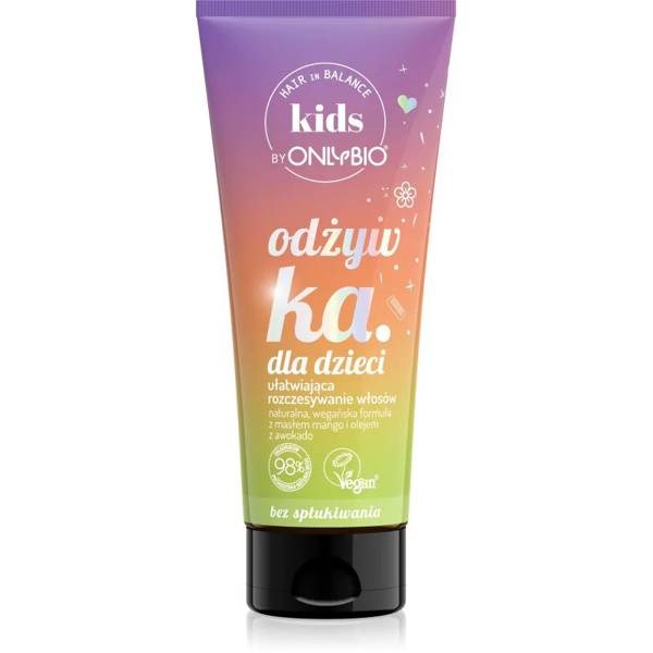 OnlyBio Hair in Balance Kids Leave-in Conditioner Facilitating Hair Combing 200ml