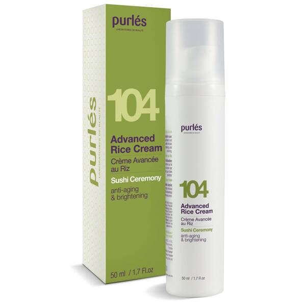 Purles 104 Sushi Ceremony Advanced Rice Cream for Mature Skin Day and Night 50ml