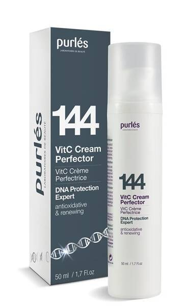 Purles 144 DNA Protection Expert Vit C Perfector Cream for Mature Skin with Discolorations 50ml