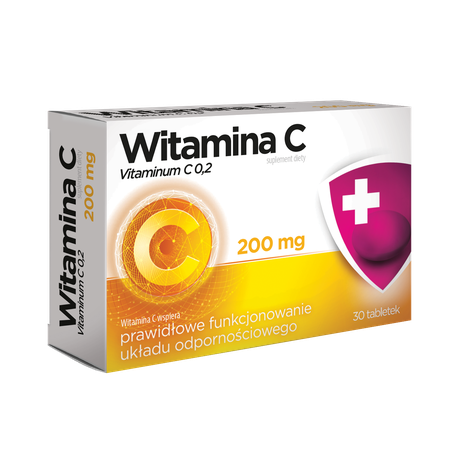 Aflofarm Witamina C 200 mg 30 Tabletek