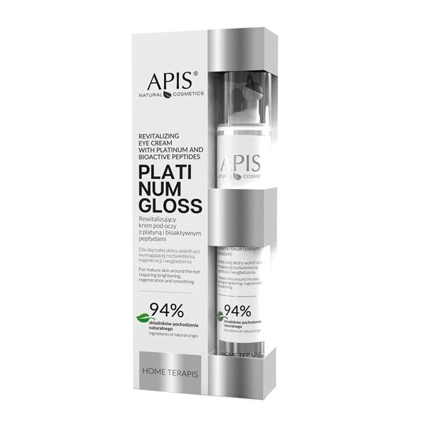 Apis Home terApis Platinum Gloss Rewitalizujący Krem pod Oczy z Platyną i Bioaktywnymi Peptydami 10ml