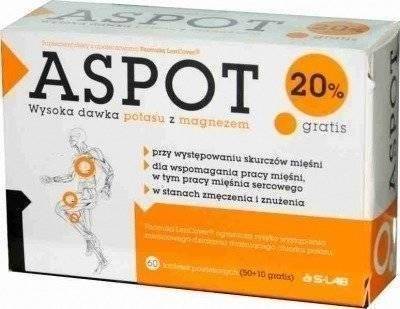 Aspot Magnez i Potas 60 Tabletek