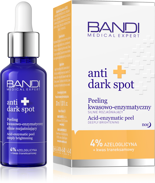 Bandi Anti Dark Spot Peeling Enzymatyczno Kwasowy Rozjaśniający Przebarwienia 30ml