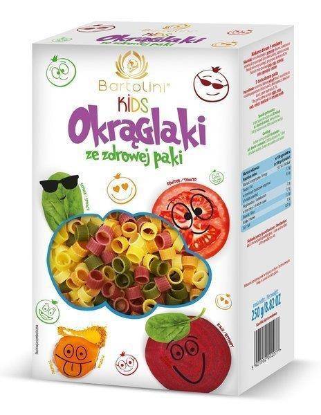 Bartolini Kids Okrąglaki ze Zdrowej Paki o Smaku Pomidorów i Szpinaku 250g
