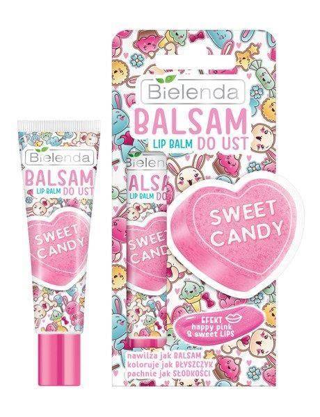 Bielenda Balsam do Ust Sweet Candy Nawilża Natłuszcza Pielęgnuje 10ml