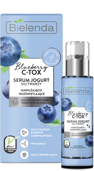 Bielenda Blueberry C Tox Serum Jogurt Nawilżająco Rozświetlające 30g