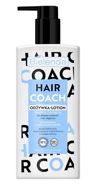 Bielenda Hair Coach Nawilżająca Odżywka-Lotion do Włosów Cienkich i bez Objętości 280ml
