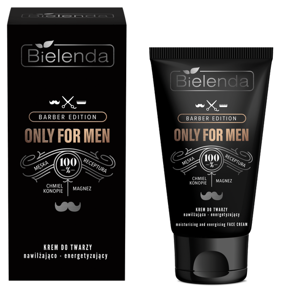 Bielenda Only for Men Barber Edition Krem Nawilżająco-Energetyzujący 50ml