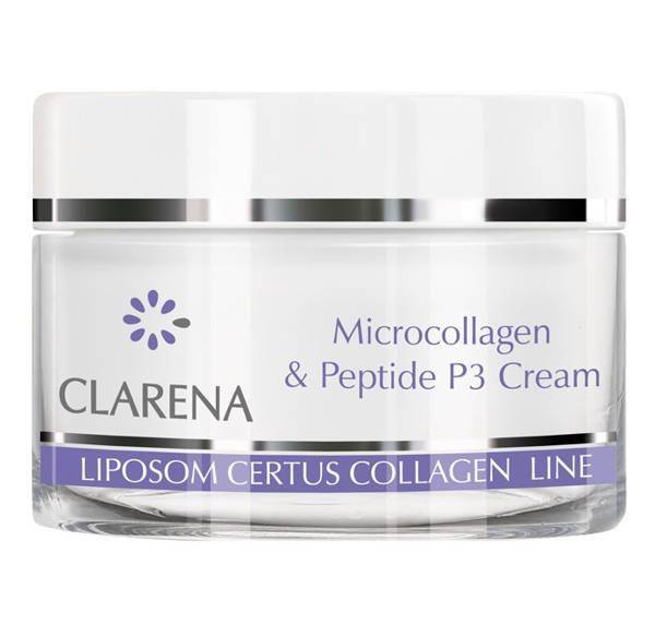 Clarena Liposome Certus Collagen Krem z Mikrokolagenem i Peptydem P3 dla Cery Dojrzałej 50ml