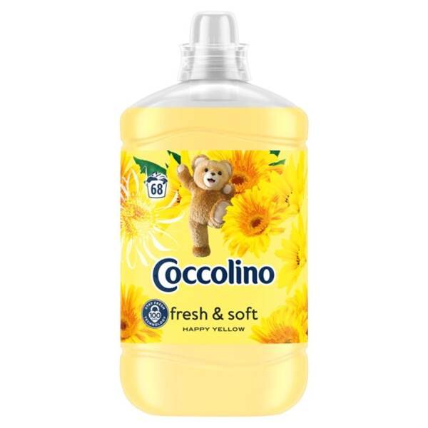 Coccolino Fresh & Soft Happy Yellow Płyn do Płukania Tkanin Koncentrat 1700ml