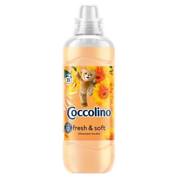 Coccolino Fresh & Soft Orange Rush Płyn do Płukania Tkanin o Zapachu Kwiatów Pomarańczy 975ml