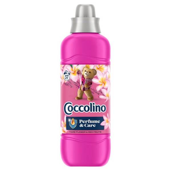 Coccolino Perfume & Care Tiare Flower & Red Fruits Płyn do Płukania Tkanin o Zapachu Kwiatów Passiflory z Cytrusowym Akcentem Bergamotki 925ml