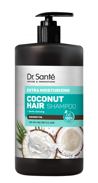 Dr. Sante Coconut Hair Szampon z Olejem Kokosowym dla Włosów Suchych i Łamliwych 1000ml