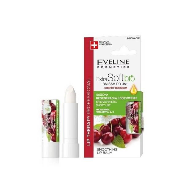 Eveline Lip Therapy Professional Extra Soft Bio Balsam Ohronny do Ust z Wiśnią 4g