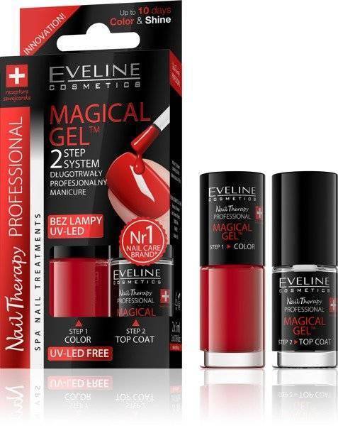 Eveline Nail Therapy Magical Gel 2 Stopniowy System Żelowego Manicure 2x5ml