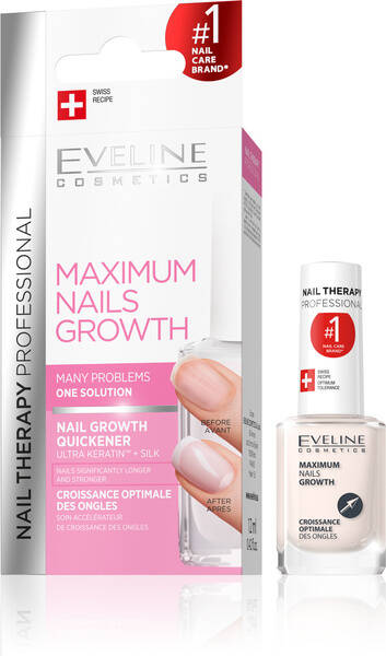 Eveline Nail Therapy Odżywka Przyśpieszająca Wzrost Paznokci 12ml