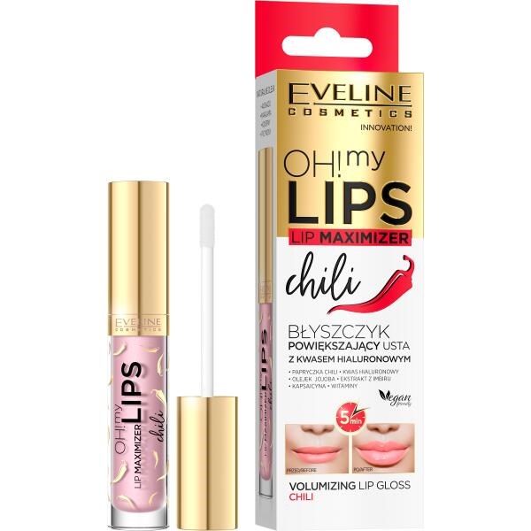 Eveline Oh My Lips Lip Maximizer Błyszczyk Powiększający Usta Papryczka Chili 4,5ml