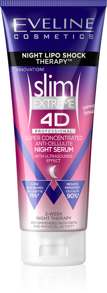 Eveline Slim Extreme 4D Super-skoncentrowane Serum Nocne Antycellulitowe 250ml