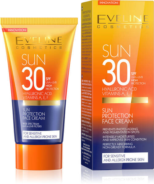 Eveline Sun Protection Krem do Twarzy z Filtrem SPF30 50ml