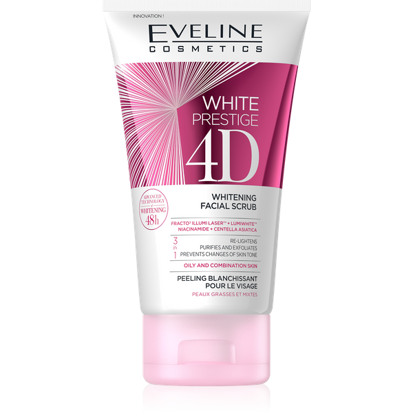 Eveline White Prestige 4D Wybielający Peeling do Twarzy 150ml