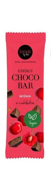 Foods by Ann Energy Choco Bar Batonik Energetyczny Wiśnia w Czekoladzie 35g