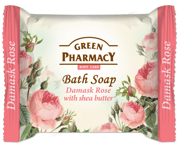 Green Pharmacy Mydło Toaletowe z Ekstraktem z Róży Damasceńskiej Masło Shea 100g