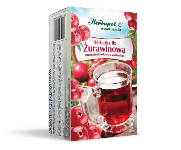 Herbapol Owocowo-Ziołowa Herbatka FIx z Żurawiną 20x3g