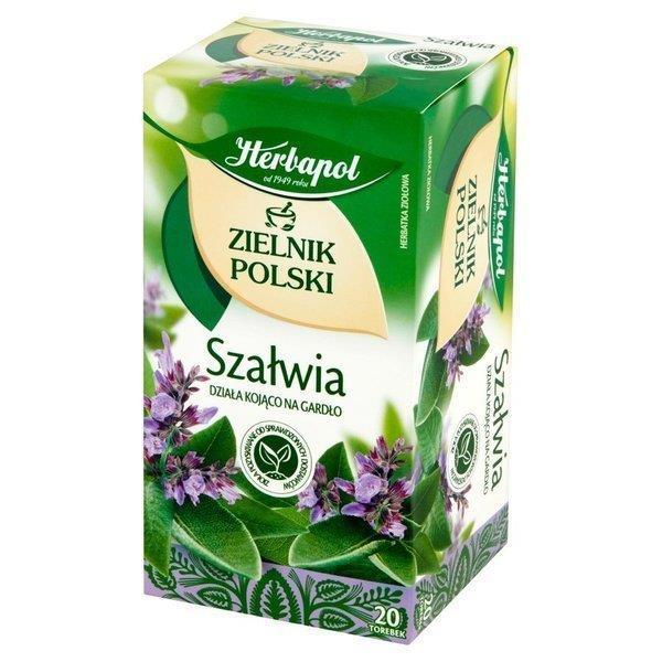 Herbapol Zielnik Polski Herbata z Szałwią na Układ Odpornościowy i Dobre Samopoczucie 24g