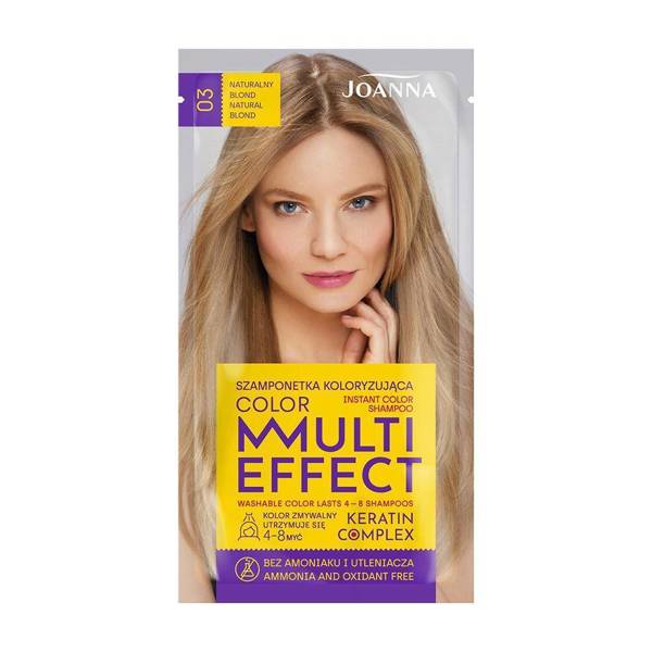 Joanna Multi Effect Szamponetka Koloryzująca 03 Naturalny Blond 35 g