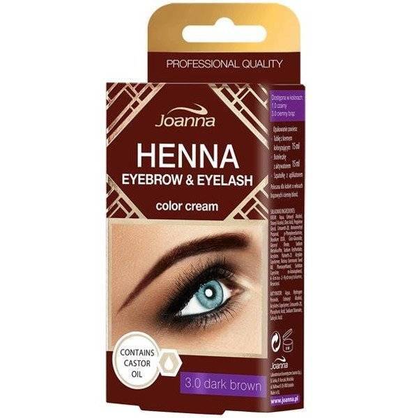 Joanna Tint Eyebrow & Eyelashes Henna do Brwi i Rzęs Nr 3.0. Ciemny Brąz 15ml