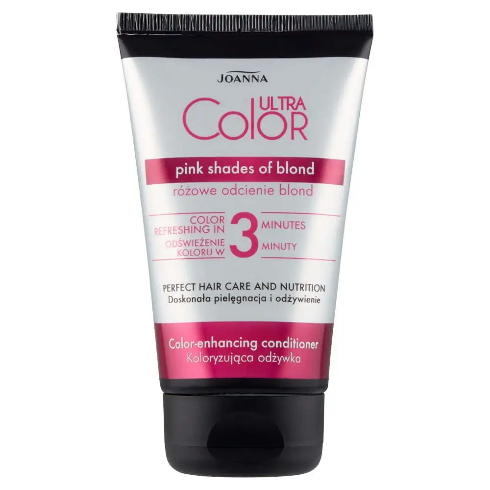 Joanna Ultra Color 3 Minutowa Koloryzująca Odżywka Różowe Odcienie Blond 100g