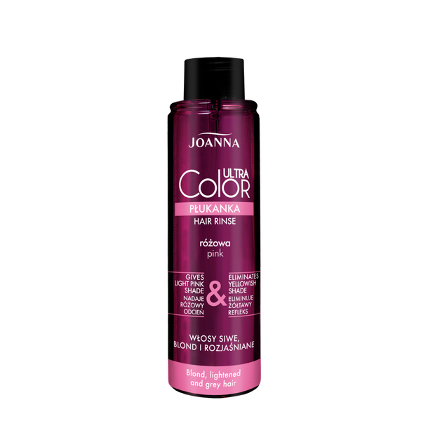 Joanna Ultra Color System Płukanka Do Włosów Różowa 150 ml