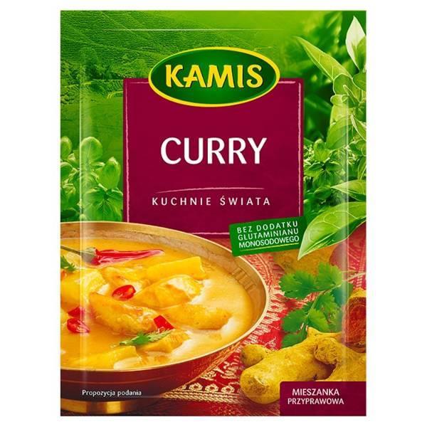 Kamis Kuchnie Świata Curry Mieszanka Przyprawowa do Potraw Mięsnych Ryżu Warzyw i Sosów 20g