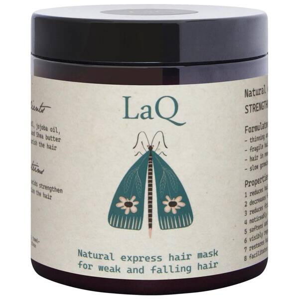 LaQ Ekspresowa Maska Wzmacniająco-Odżywcza 8w1 dla Włosów Słabych Łamliwych 250ml