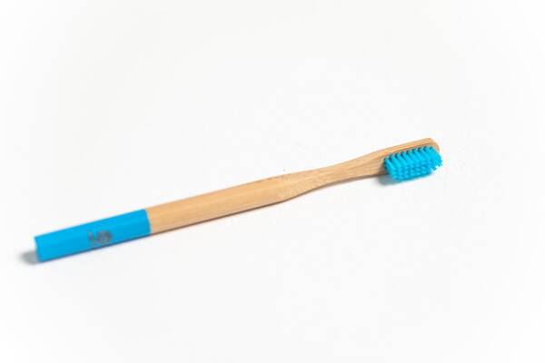 Nested Bambusowa Szczoteczka do Mycia Zębów Niebieska 1 Sztuka