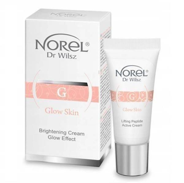 Norel Glow Skin Krem Rozjaśniający Glow Effect do Skóry Matowej z Przebarwieniami 15ml