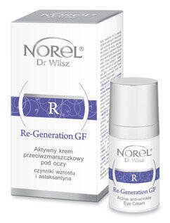 Norel Re-Generation GF Przeciwzmarszczkowy Aktywny Krem ​​pod Oczy z Astaksantyną 15ml