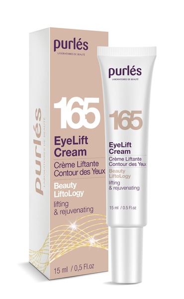 Purles 165 Beauty Liftology Eyelift Cream Liftingujący Krem pod Oczy dla Skóry Dojrzaej na Dzień i na Noc 15ml