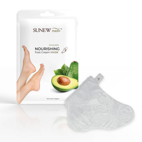 SunewMed + Avocado Odżywcza Maska ​​do Stóp z Olejkiem z Awokado 40g